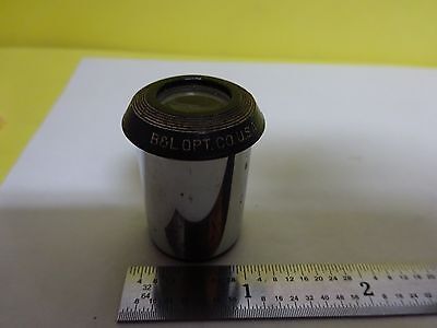 MICROSCOPE PART EYEPIECE OCULAR BAUSCH LOMB WIDE FIELD 10X OPTICS AS IS X8-50