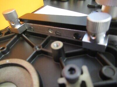 LEITZ HM-LUX GERMANY XY STAGE TABLE MICROSCOPE PART AS PICTURED &FT-6-X18