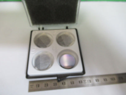 OPTICAL SILICON METAL LENSES LOT INFRARED LASER OPTICS AS PICTURED &H3-A-81