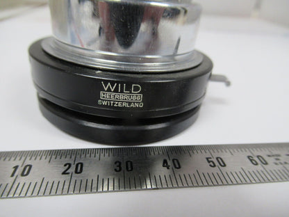 WILD M11 SWISS  CONDENSER + IRIS ASSEMBLY MICROSCOPE PART AS PICTURED &W6-A-05