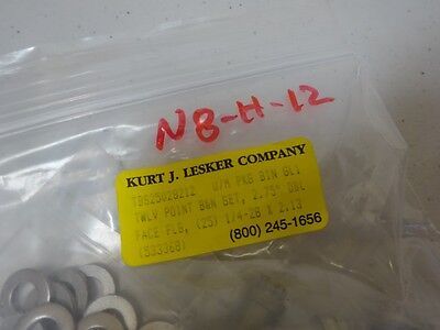 HIGH VACUUM KUST LESKER LOT SCREWS NUTS AS IS BIN#N8-H-12