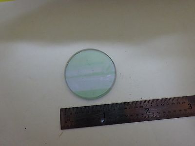 MICROSCOPE PART ZEISS GERMANY COATED FILTER OPTICS AS IS BIN#W7-17