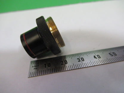 OLYMPUS JAPAN 4X OBJECTIVE LENS MICROSCOPE PART AS PIC &R2-B-05