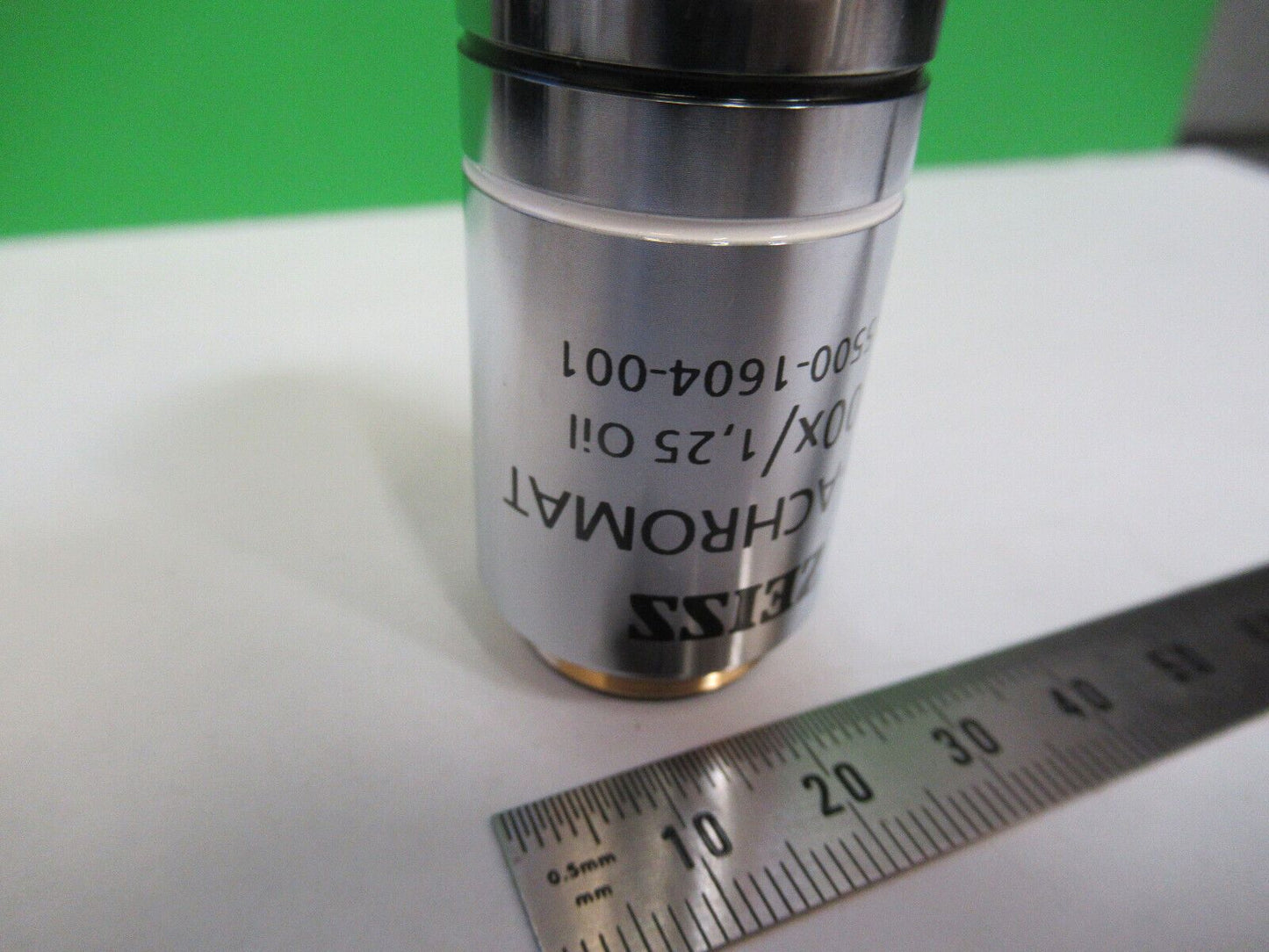 ZEISS PRIMO 100X INFINITY OBJECTIVE LENS MICROSCOPE PART AS PICTURED R7-B-55