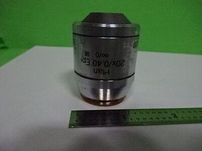 MICROSCOPE PART POLYVAR REICHERT OBJECTIVE 20X EPI DIC IK OPTICS AS IS #AF-E-12