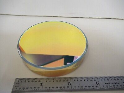 OPTICAL FLAT COATED 3" DIAMETER FUSED SILICA ZYGO OPTICS AS PICTURED &16-A-08