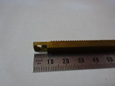 WILD HEERBRUGG SWISS M20 BRASS RACK MICROSCOPE PART AS PICTURED &99-57