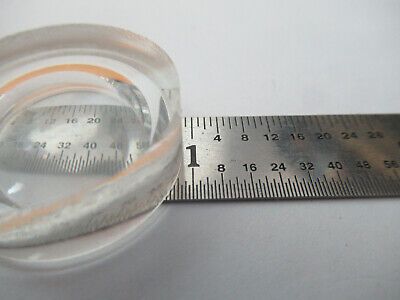 OPTICAL GLASS LENS PL-CC PLANO HIGHLY CONCAVE OPTICS AS PICTURED &F5-A-30