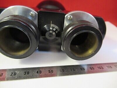 ZEISS GERMANY BINOCULAR HEAD OPTICS MICROSCOPE PART AS PICTURED &95-B-14