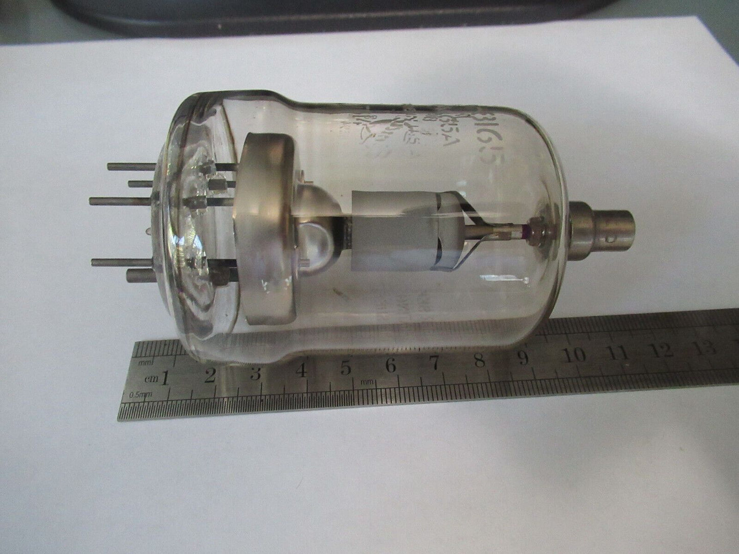 LARGE TRANSMISSION VACUUM TUBE EIMAC USA JAN-8165 AS PICTURED &W7-B-15