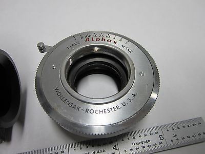 VINTAGE CAMERA LENS TARGET + SHUTTER VISICAN WOLLENSAK OPTICS BIN#R1-07