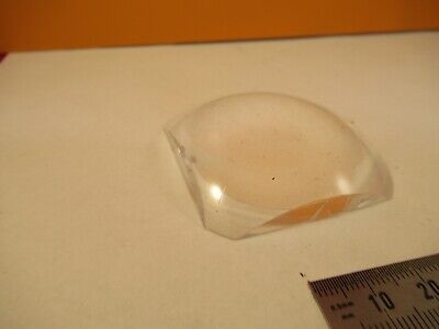 OPTICAL PLASTIC PLANO CONVEX LARGE LENS ILLUMINATOR OPTICS AS PICTURED &14-A-59