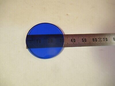 CARL ZEISS GERMANY BLUE GLASS FILTER MICROSCOPE PART OPTICS &P8-A-08