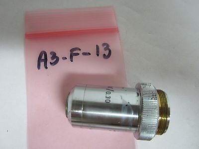 MICROSCOPE OBJECTIVE LEITZ WETZLAR GERMANY 16X INFINITY OPTICS BIN#A3-F-13