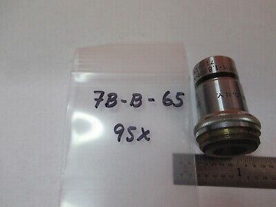 ANTIQUE OBJECTIVE SPENCER 95X OPTICS MIXROSCOPE PART AS PICTURED &7B-B-65