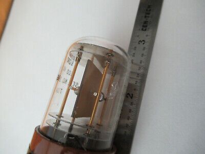 ANTIQUE QUARTZ CRYSTAL BLILEY BG9D GT GLASS HOLDER FREQUENCY CONTROL #F3-A-03