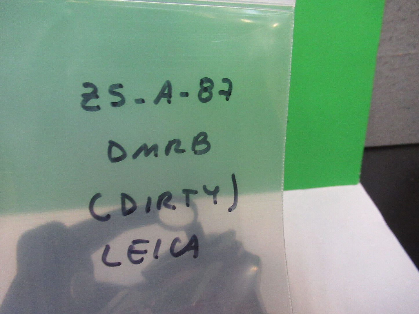 LEICA DMRB CONDENSER dirty  FOR PARTS MICROSCOPE PIECE AS PICTURED &Z5-A-87