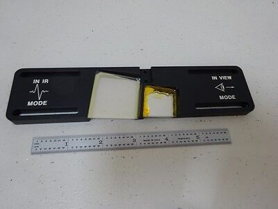 MICROSCOPE PART INFRARED SLIDE SPECTRA TECH OPTICS AS IS BIN#N6-92