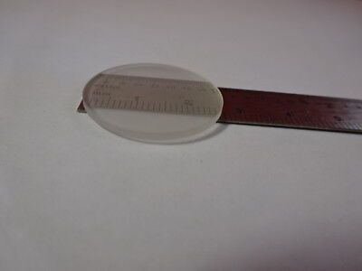 MICROSCOPE PART LENS DIFFUSER ONE SIDE FROSTED OPTICS AS PICTURED &94-60