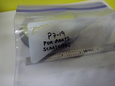 FOR PARTS OPTICAL TARGET MIRROR [SCRATCHES] LASER OPTICS AS IS BIN#P7-19