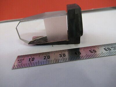 OPTICAL GLASS PRISM MICROSCOPE PART OPTICS AS PICTURED #82-A-19