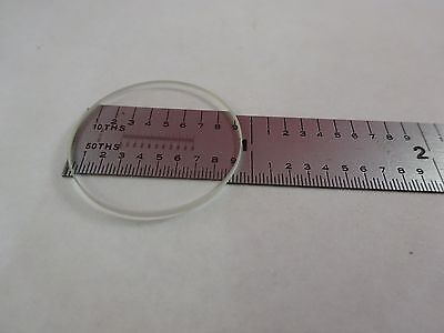 MICROSCOPE PART MEASURING RETICLE 24 mm for EYEPIECE OPTICS AS IS BIN#L3-E-25