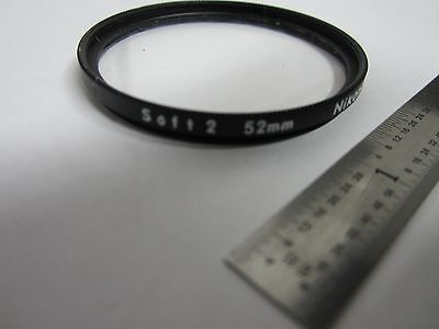 MICROSCOPE PART NIKON SOFT 2 52 mm FILTER ?? LENS OPTICS BIN#F6-18