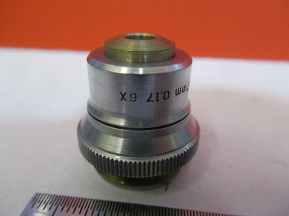 BAUSCH LOMB 6X 22.7mm OBJECTIVE LENS OPTICS MICROSCOPE PART AS PICTURED &Q3-B-48