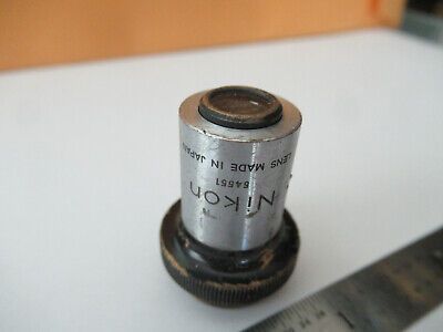 NIKON JAPAN M20 METALLOGRAPH OBJECTIVE LENS MICROSCOPE PART AS PICTURED F5-A-153