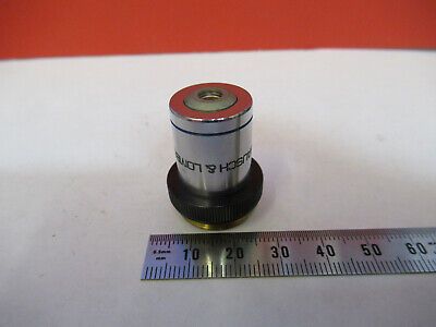 BAUSCH LOMB OBJECTIVE 4X /160 LENS OPTICS MICROSCOPE PART AS PICTURED &8Y-A-22