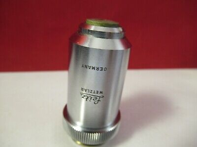 LEITZ WETZLAR GERMANY OBJECTIVE LENS 40X /170 MICROSCOPE PART OPTICS &13-A-12