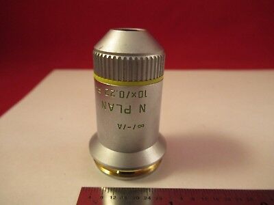 LEICA DMR GERMANY OBJECTIVE 10X LENS OPTICS MICROSCOPE PART 506023 &6-B-07