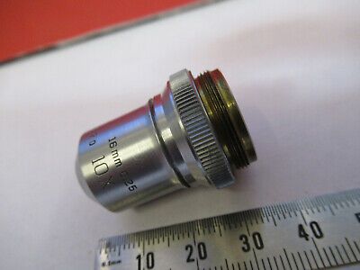 BAUSCH LOMB 10X objective lens OPTICS MICROSCOPE PART AS PICTURED  &B3-B-20