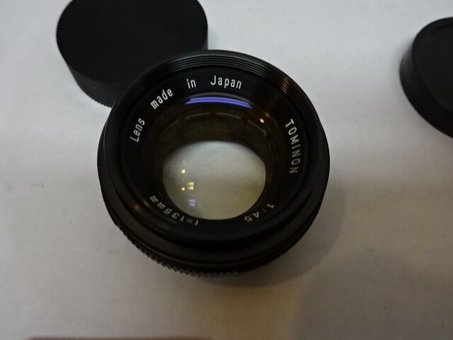 OPTICAL LENS TOMINON JAPAN F=135mm 1:4.5 POLAROID OPTICS AS IS #82-14