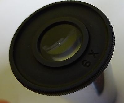 MICROSCOPE PART EYEPIECE ANTIQUE OCULAR  6X OPTICS  X8-46