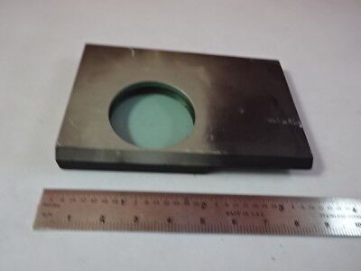 FILTER SLIDE AUS JENA ZEISS NEOPHOT GERMANY OPTICS MICROSCOPE PART AS IS #93-16