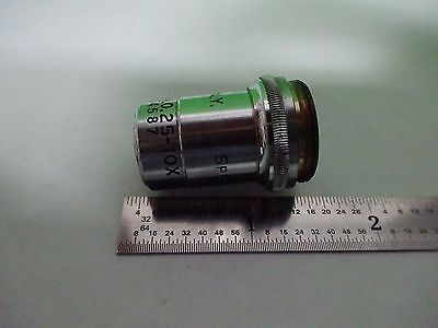 MICROSCOPE PART OBJECTIVE SPENCER 16 mm 10X OPTICS AS IS BIN#Y2-27