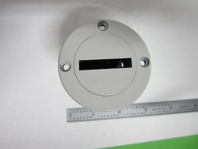 OPTICAL MICROSCOPE PART ZEISS GERMANY SLIDE HOLDER OPTICS BIN#H8-L-03