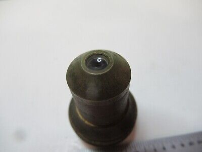 ANTIQUE BRASS BAUSCH LOMB OBJECTIVE 16mm MICROSCOPE PART AS PICTURED &17-A-27