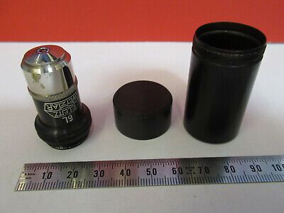 ANTIQUE ERNST LEITZ "6L" OBJECTIVE 45X MICROSCOPE PART AS PICTURED &F6-A-62