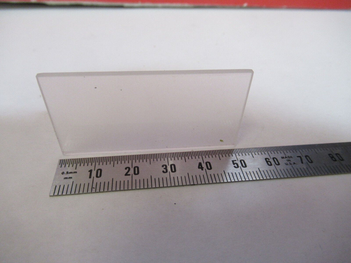 OPTICAL PLATE FROSTED BK7 GLASS PREFORM OPTICS  AS PICTURED G4-A-27