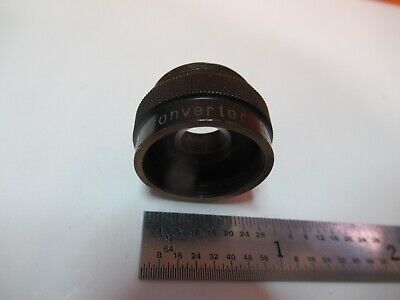 TIYODA TOKYO PARFOCAL CONVERTER 1X OBJECTIVE MICROSCOPE PART AS PICTURED P7-A-47