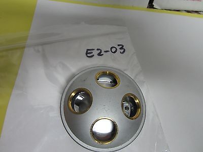 MICROSCOPE PART OLYMPUS JAPAN NOSEPIECE  AS IS  BIN#E2-03