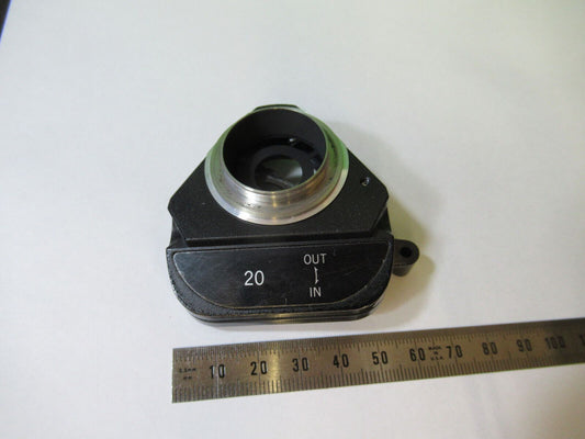 OLYMPUS JAPAN NOMARSKI DIC PRISM 20 LENS MICROSCOPE PART AS PICTURED &22-A-03