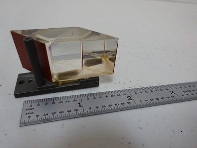 OPTICAL ZEISS PRISM [chipped] from LINNIK MICROSCOPE OPTICS AS IS BIN#N6-82