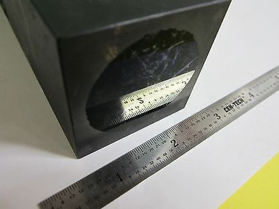 OPTICAL HUGE PRISM BLOCK HEAVY LASER OPTICS AS IS MIL SPEC [scratches BN#C7-B-40