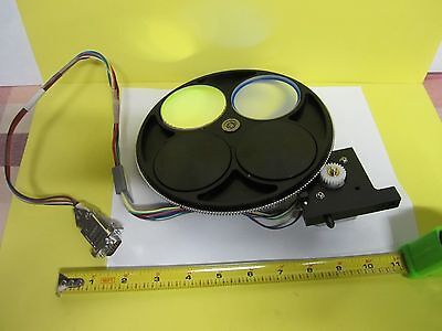 OPTICAL MOTORIZED DICHROIC FILTER WHEEL LASER OPTICS #T7-01