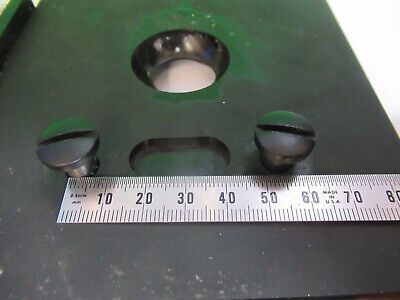 SPENCER AO XY STAGE TABLE VINTAGE MICROSCOPE PART AS PICTURED &3-C-05