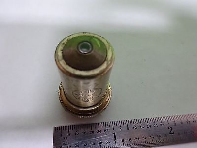 MICROSCOPE PART VINTAGE OBJECTIVE BAKER LONDON 1/6 OPTICS AS IS BIN#H7-A-08