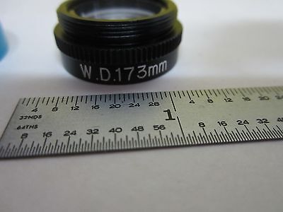 MICROSCOPE PART OBJECTIVE LENS SLAO 0.5X OPTICS AS IS BIN#U1-48